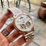 Replica Patek Philippe Geneve Rose Gold 42mm Watches Double Tourbillon